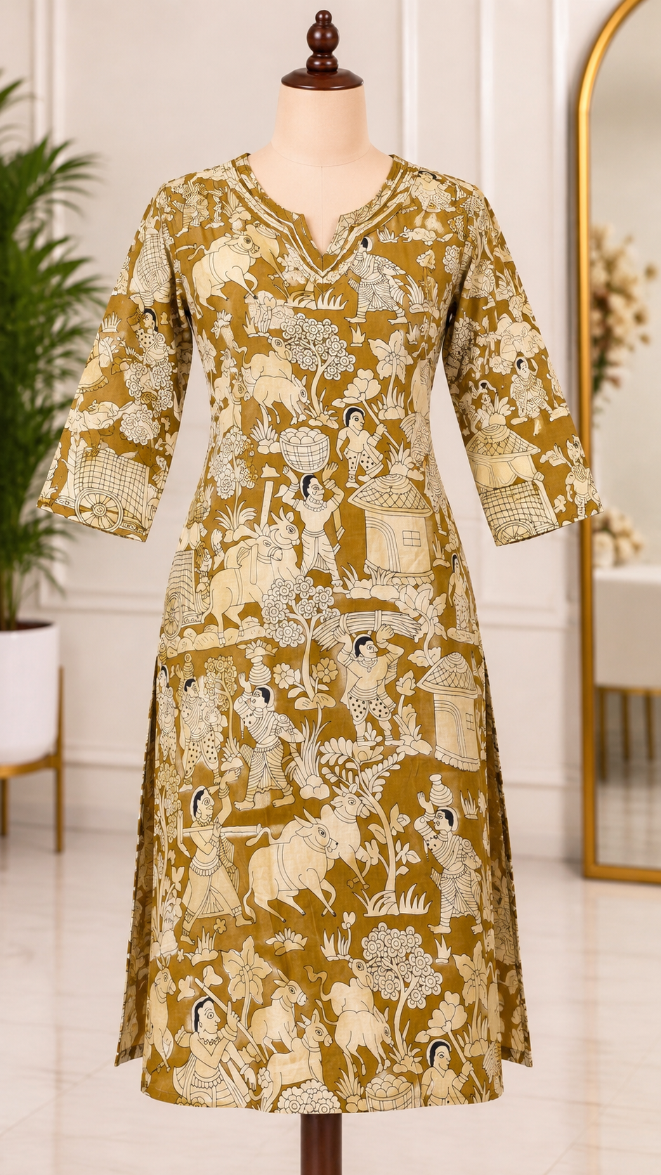Kalamkari Kurti(12012)
