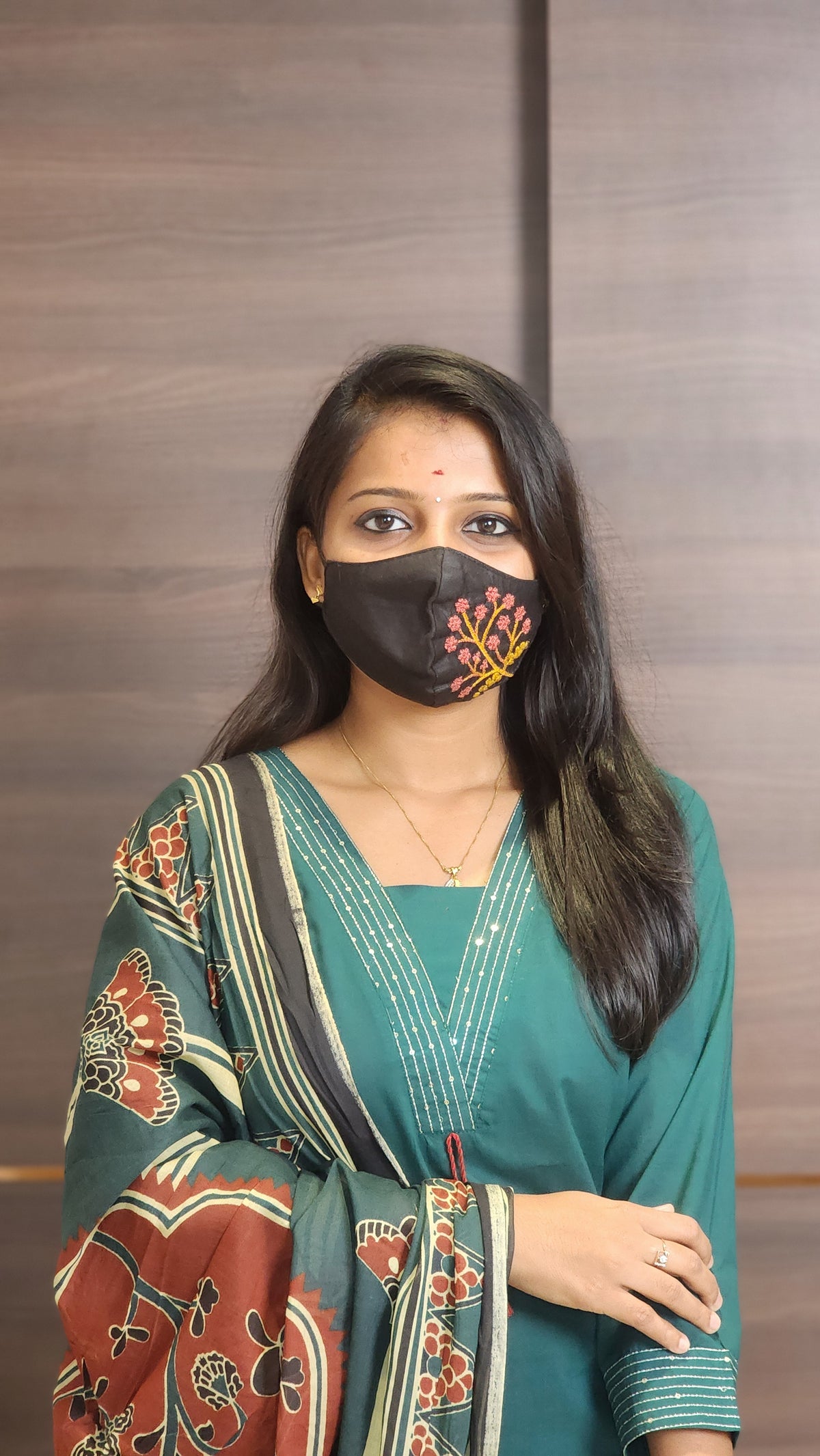 Salwar Set (kurti+pant+dupatta)(10382)