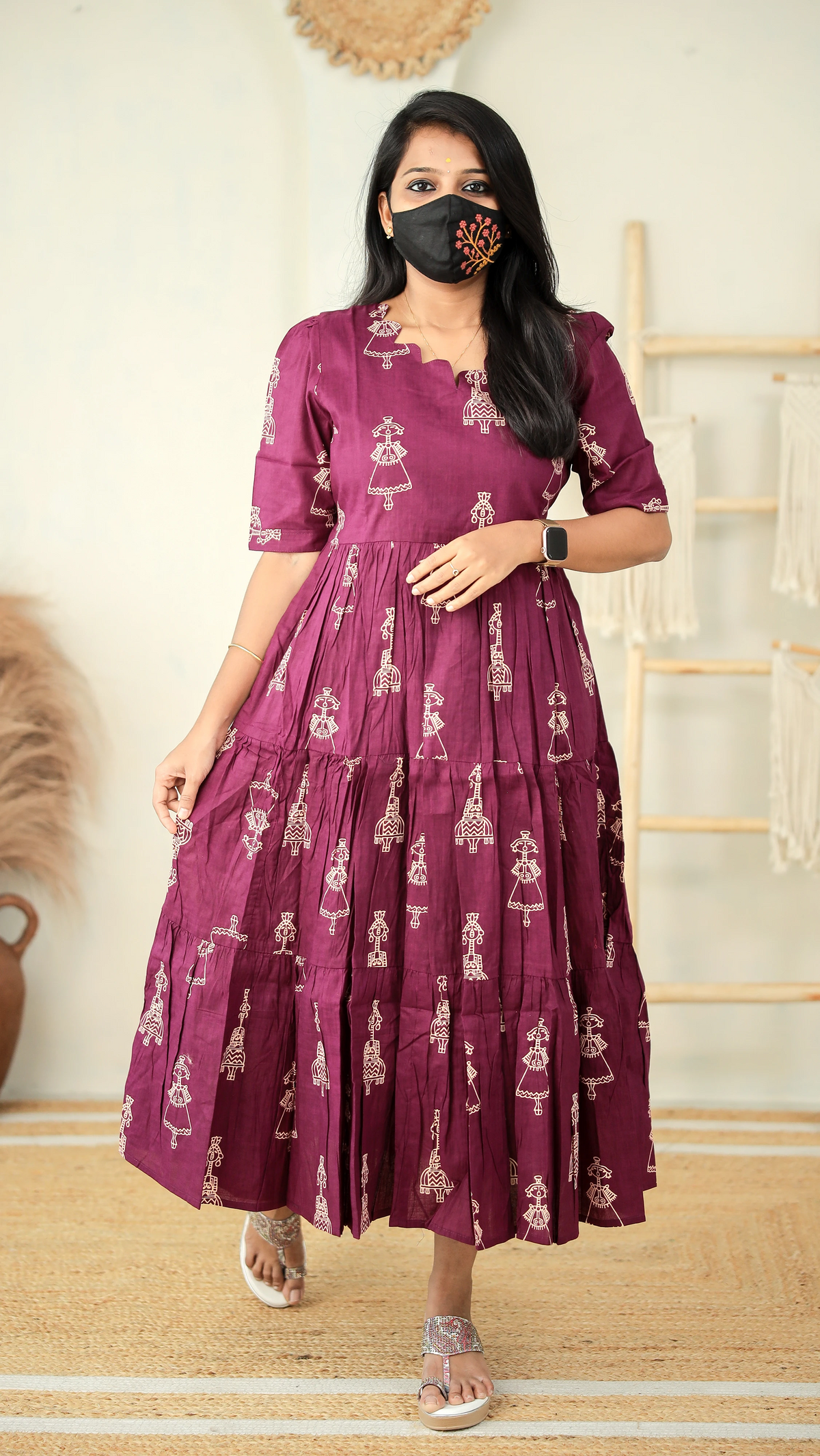 Jaipur Cotton Western Frock for Women – 10573