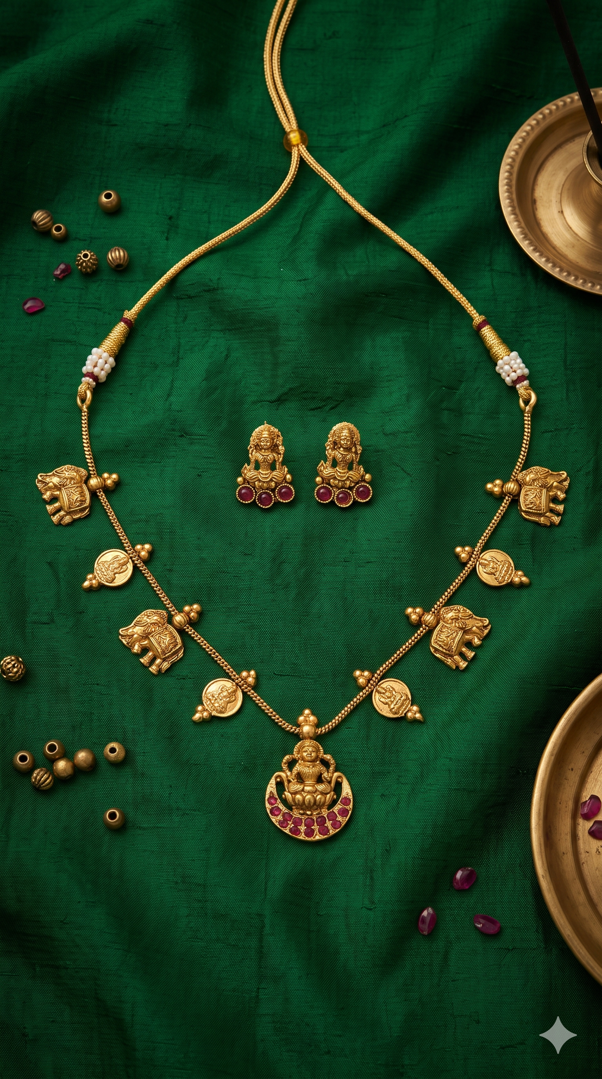 Lakshmi Antique Necklace Set(13935)