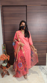 Salwar Set (kurti+pant+dupatta)(10340)