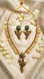 Gold Kasu Necklace Set(13973)