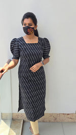 Ikkat Cotton Kurti (2172)