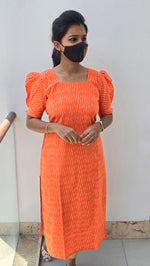 Ikkat Cotton Kurti (2171)