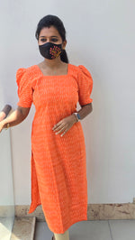 Ikkat Cotton Kurti (2171)