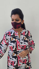 Office Wear Popcorn Kurti (2211)c