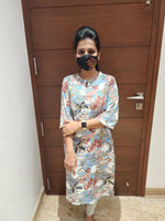 Office Wear Popcorn Kurti (2272)(c2)