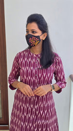 Ikkat Cotton Kurti (2422)