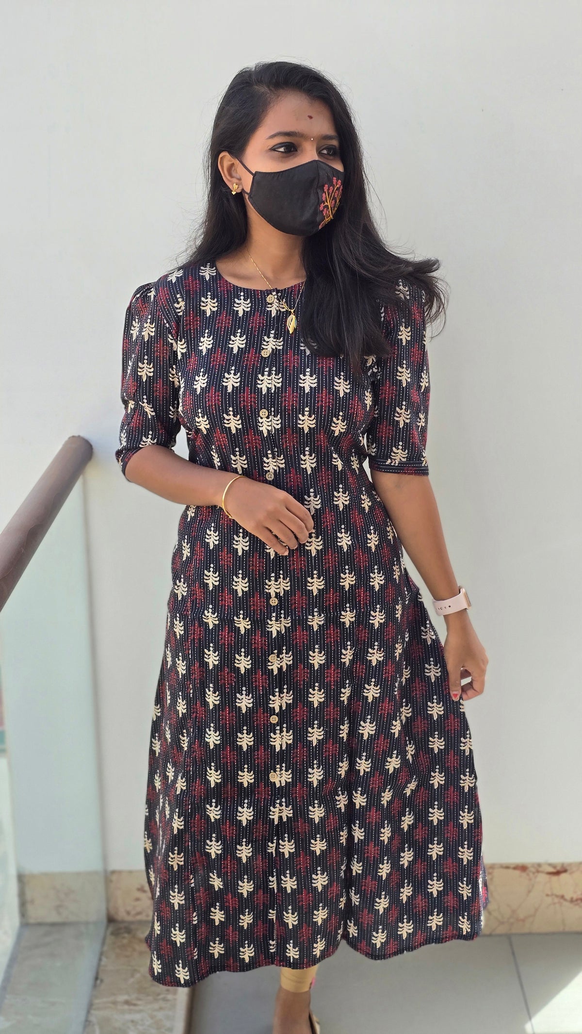 Jaipur A-Line cotton Kurti (3010)