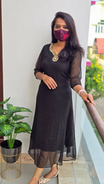 Jewel Neck Kurti (3138)(c)