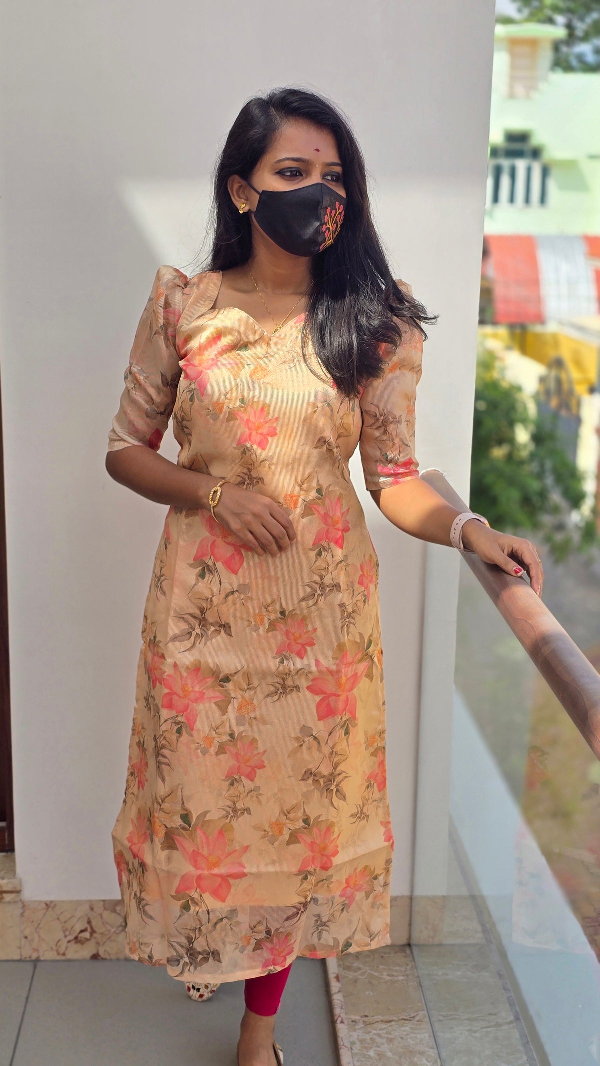 Lotus Kurti ( 3329)