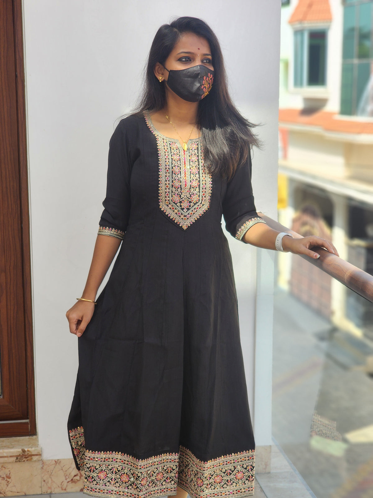 Heavy Flared Anarkali Kurti (3581)C