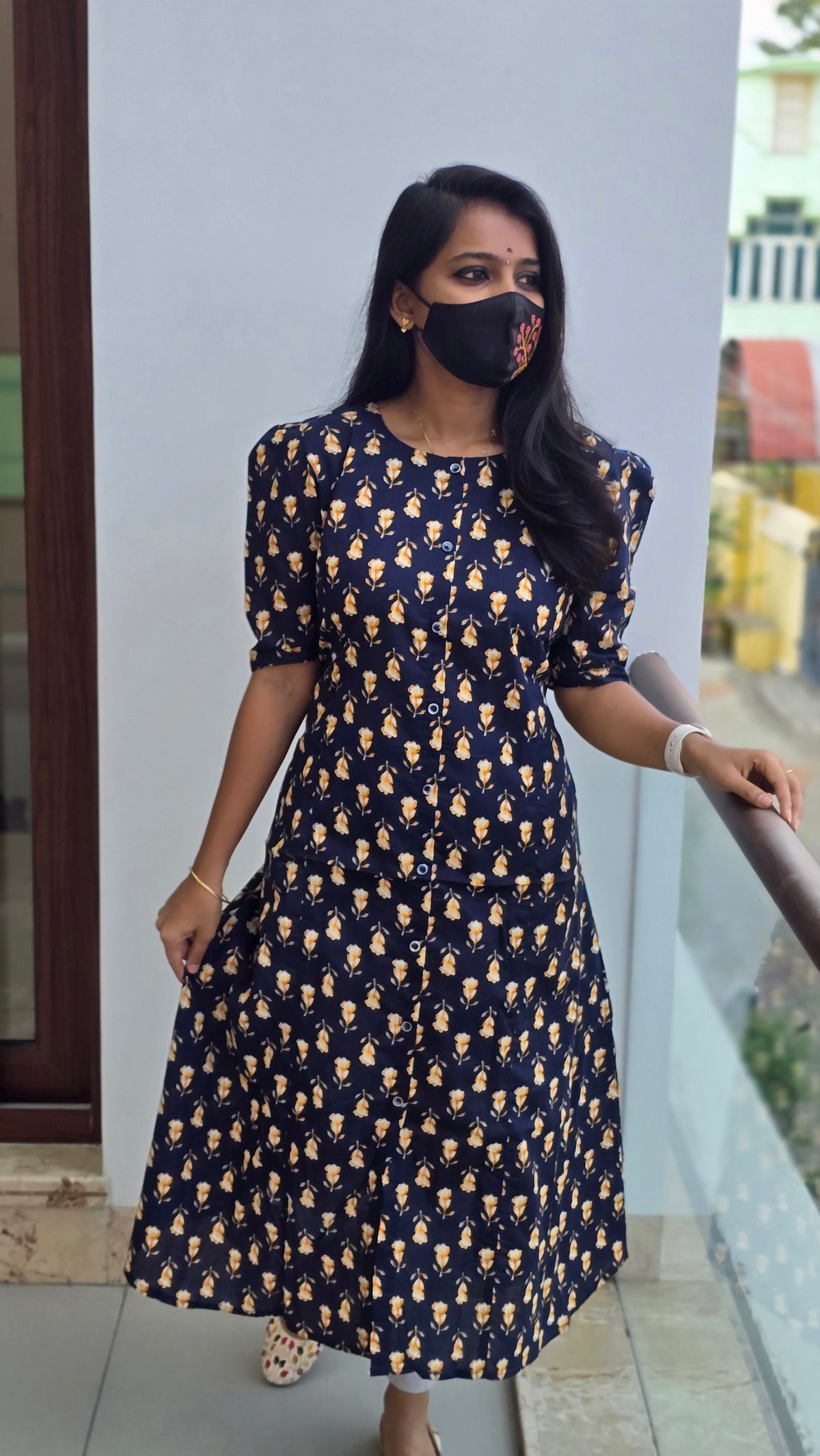 Jaipur A-Line cotton Kurti(3807)