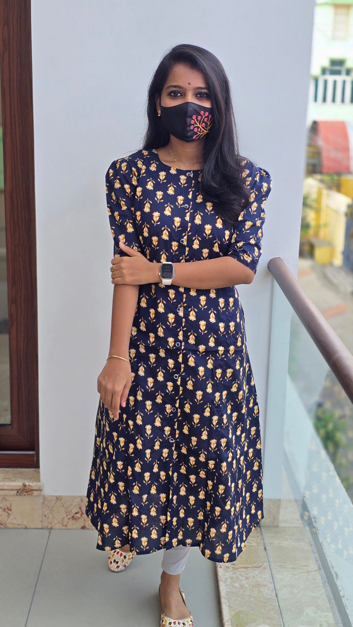 Jaipur A-Line cotton Kurti(3807)