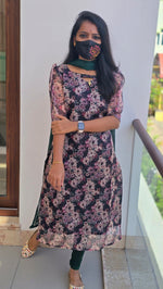 Organza kurti ( 4325)