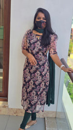 Organza kurti ( 4325)