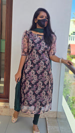 Organza kurti ( 4325)