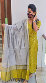 HANDLOOM SILK SET (4477)#