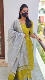HANDLOOM SILK SET (4477)#