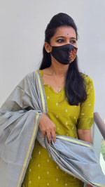 HANDLOOM SILK SET (4477)#