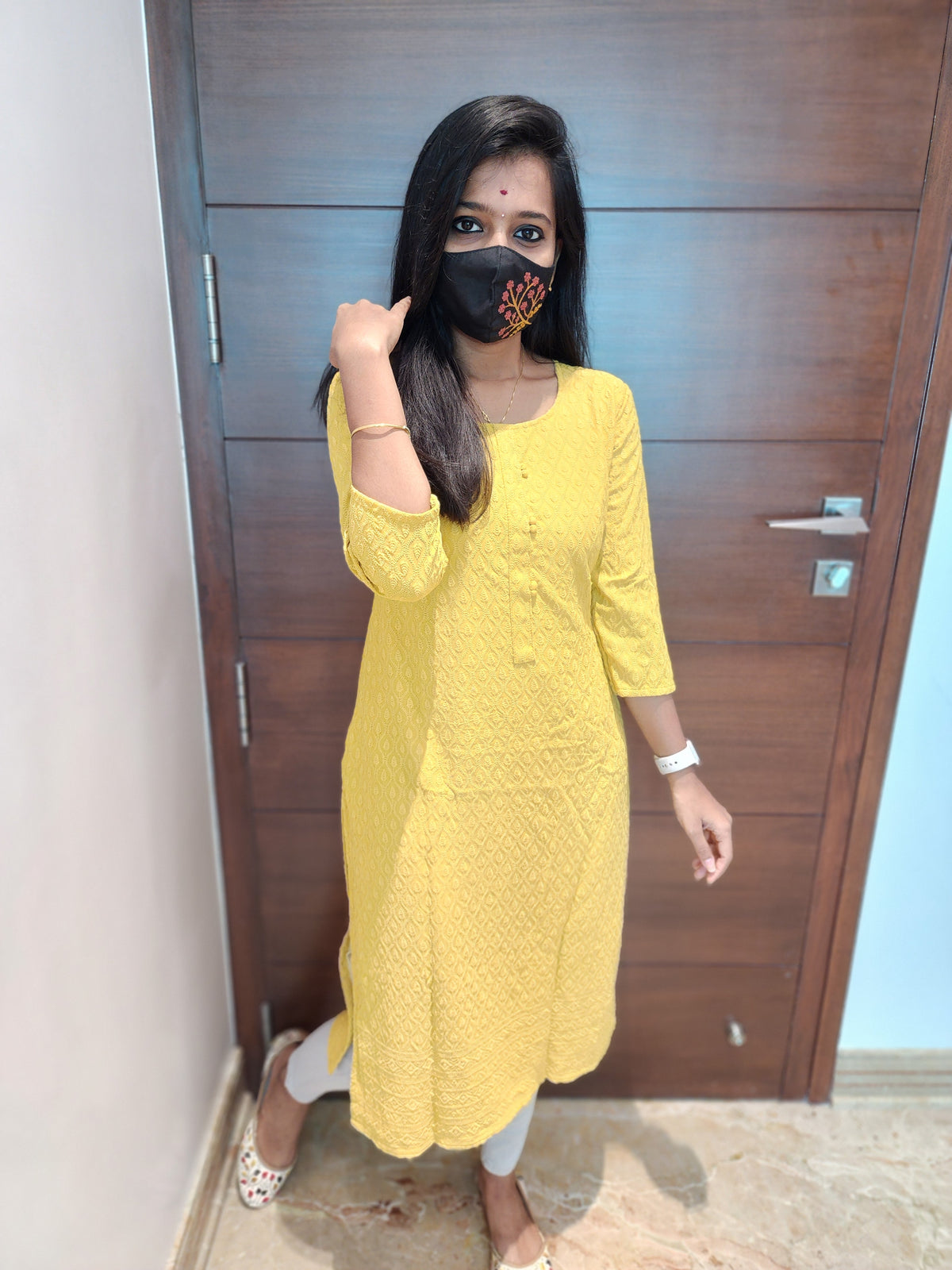 Chikankari Kurti (4557) (c)