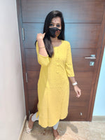 Chikankari Kurti (4557) (c)