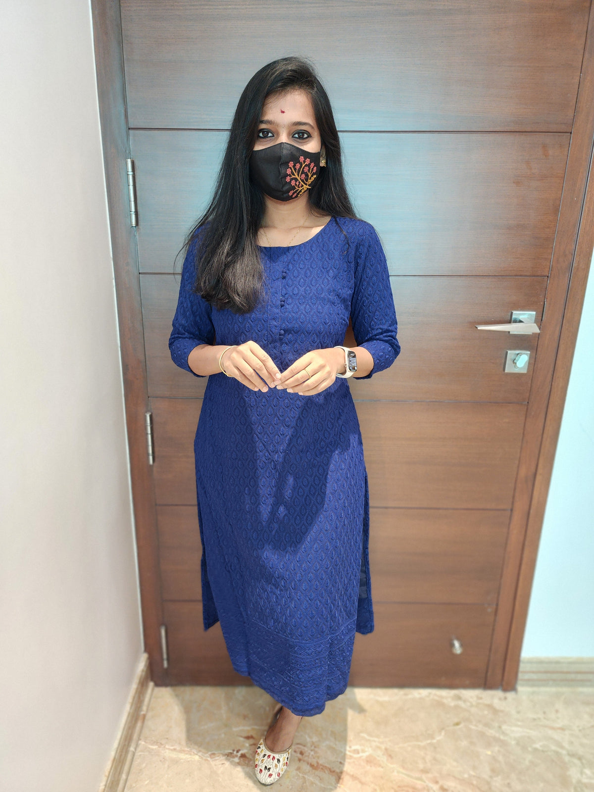 Chikankari Kurti (4560)(c3)