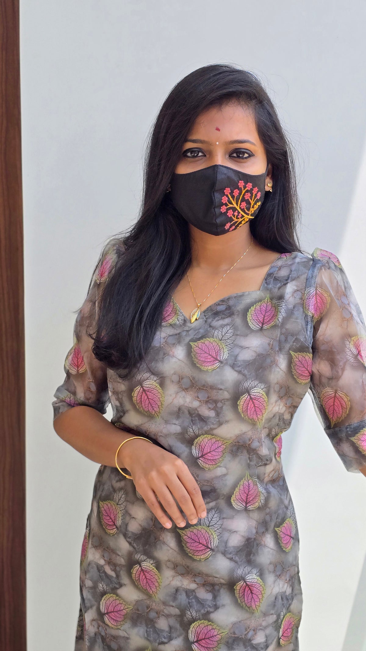 Organza kurti(4941)