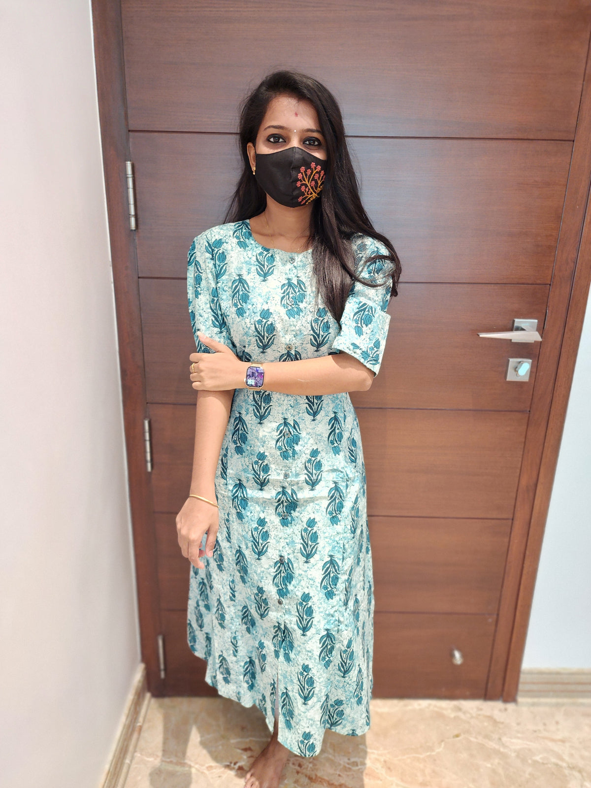 Jaipur A-Line cotton Kurti (5010)