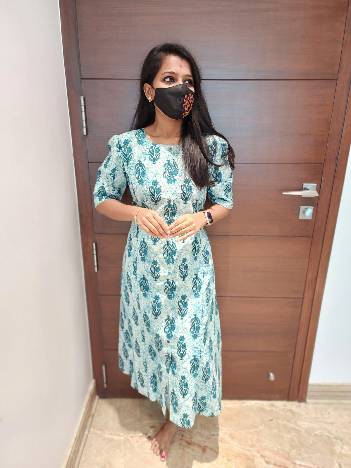 Jaipur A-Line cotton Kurti (5010)