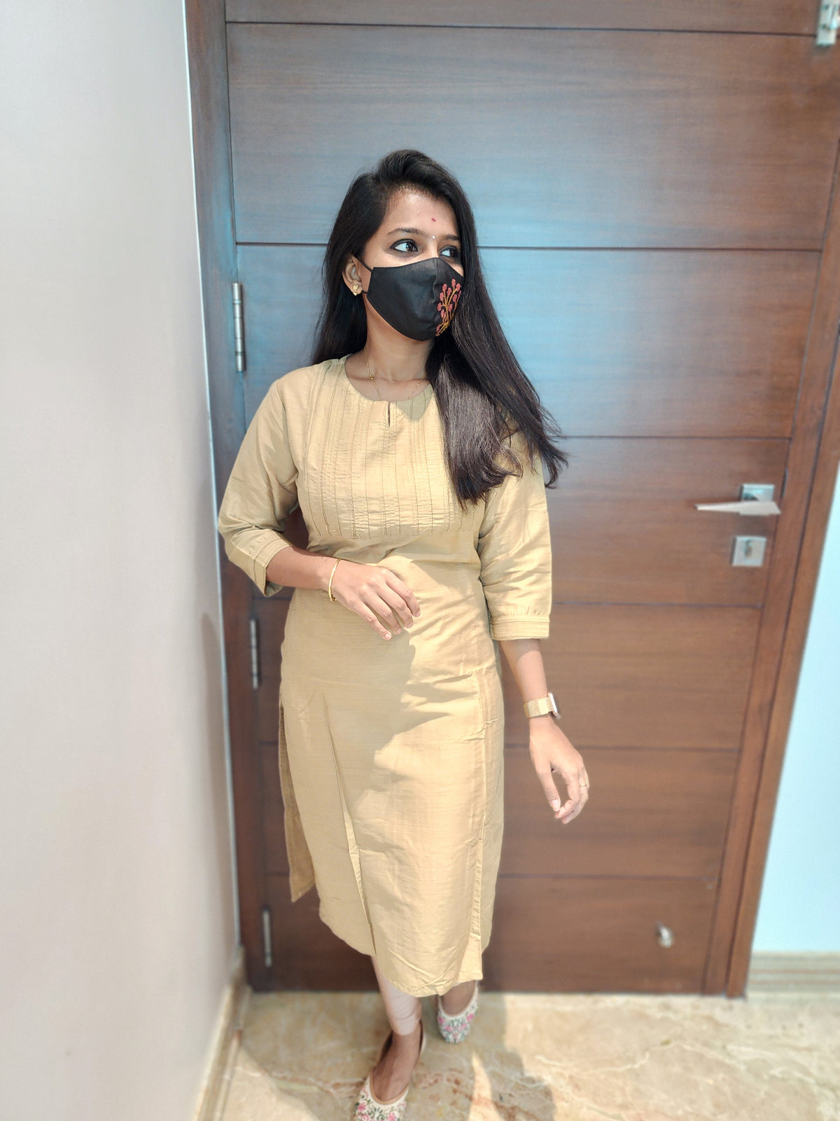 Office Wear Kurti (Embroidery)(5175)