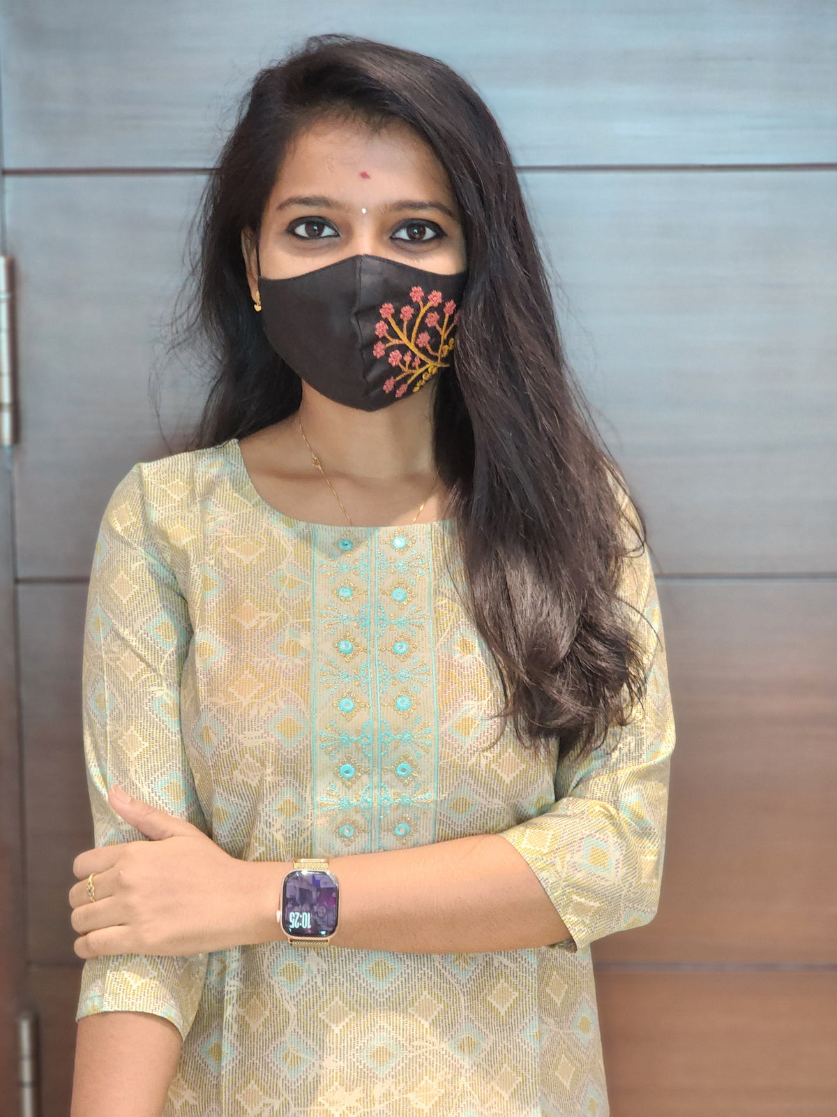 Office Wear Kurti (Embroidery)(5178)