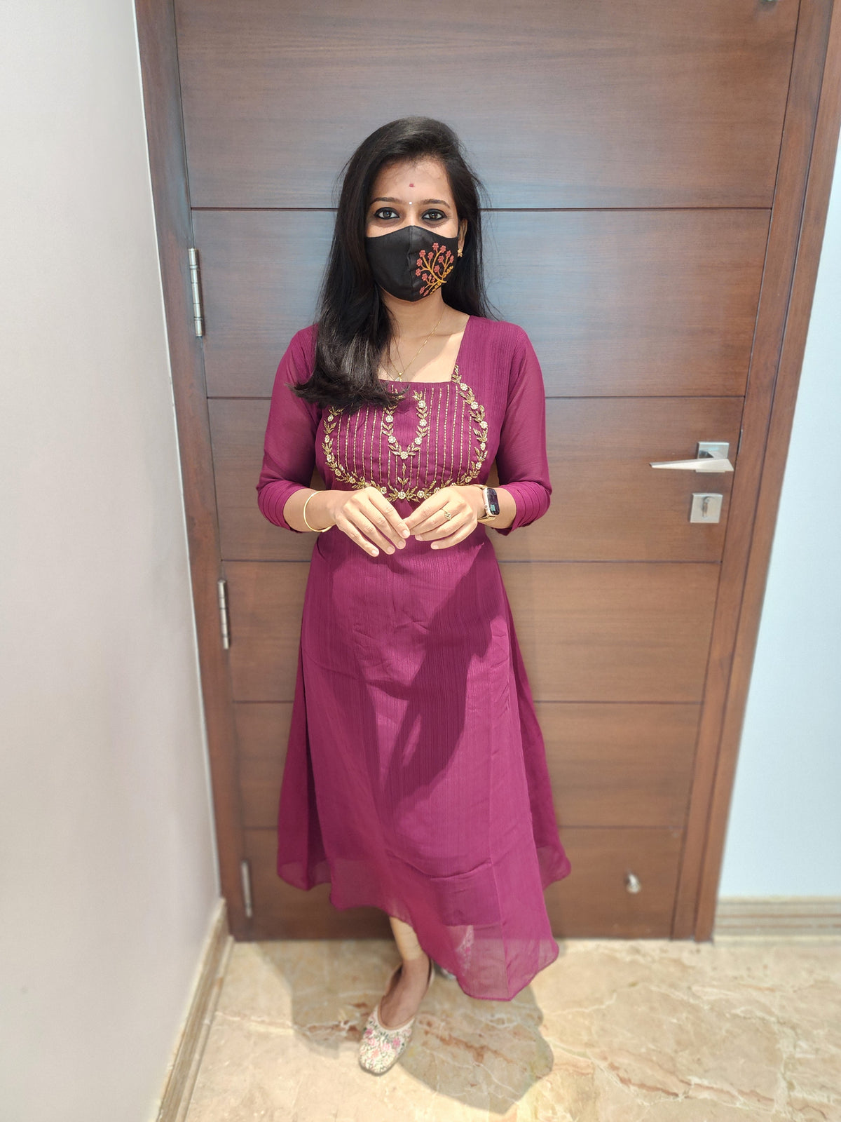Handwork kurti (5295)(c)