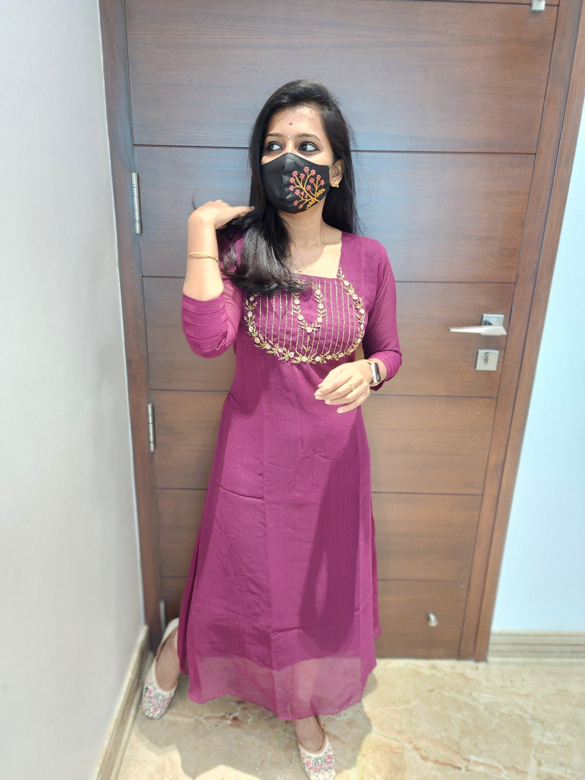 Handwork kurti (5295)(c)