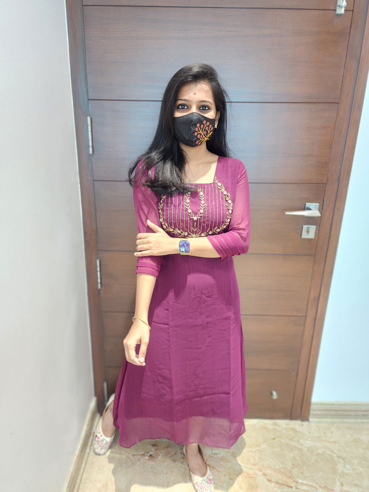 Handwork kurti (5295)(c)