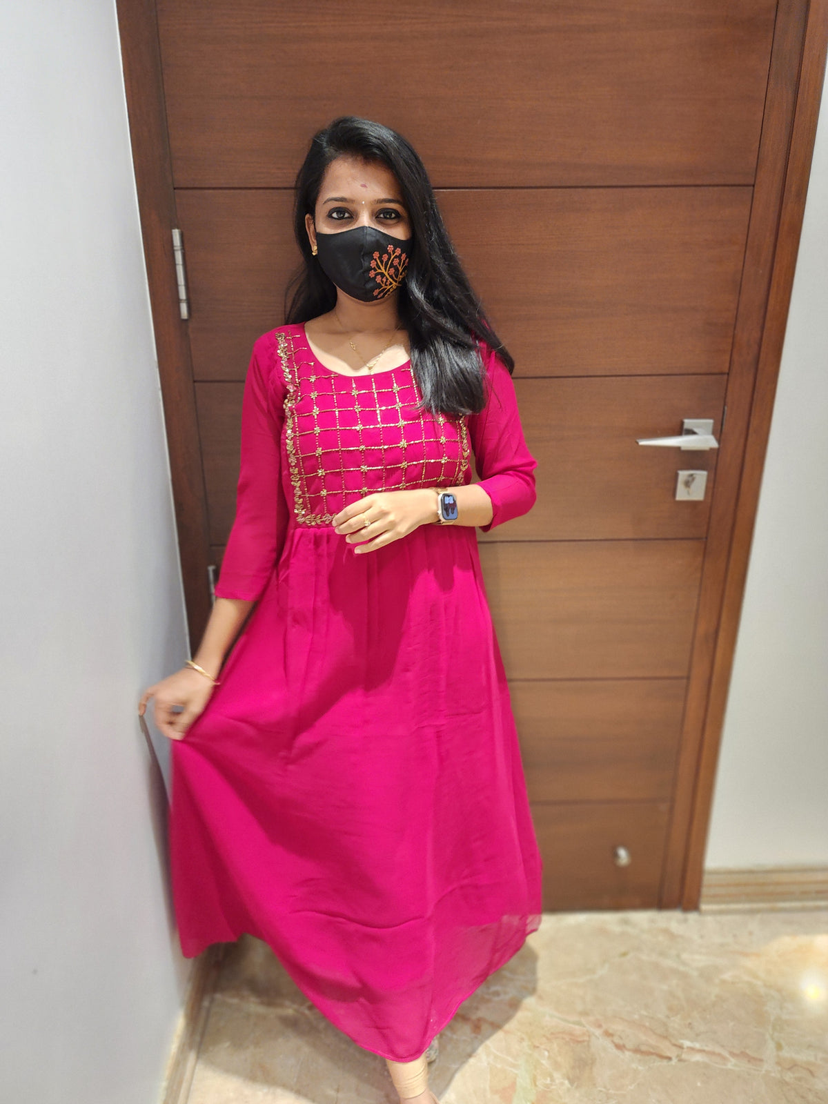 Handwork kurti (5485)(c)