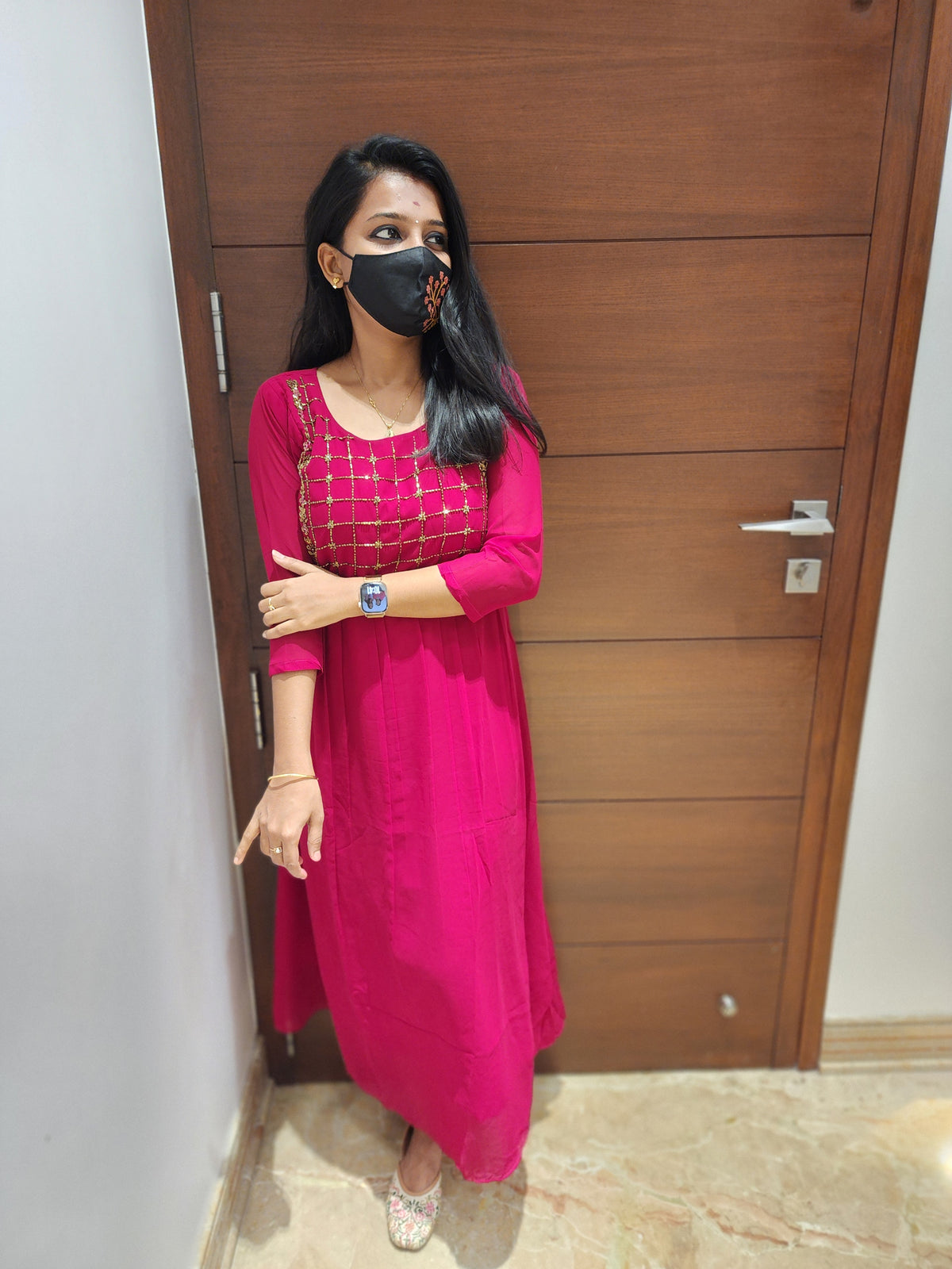 Handwork kurti (5485)(c)