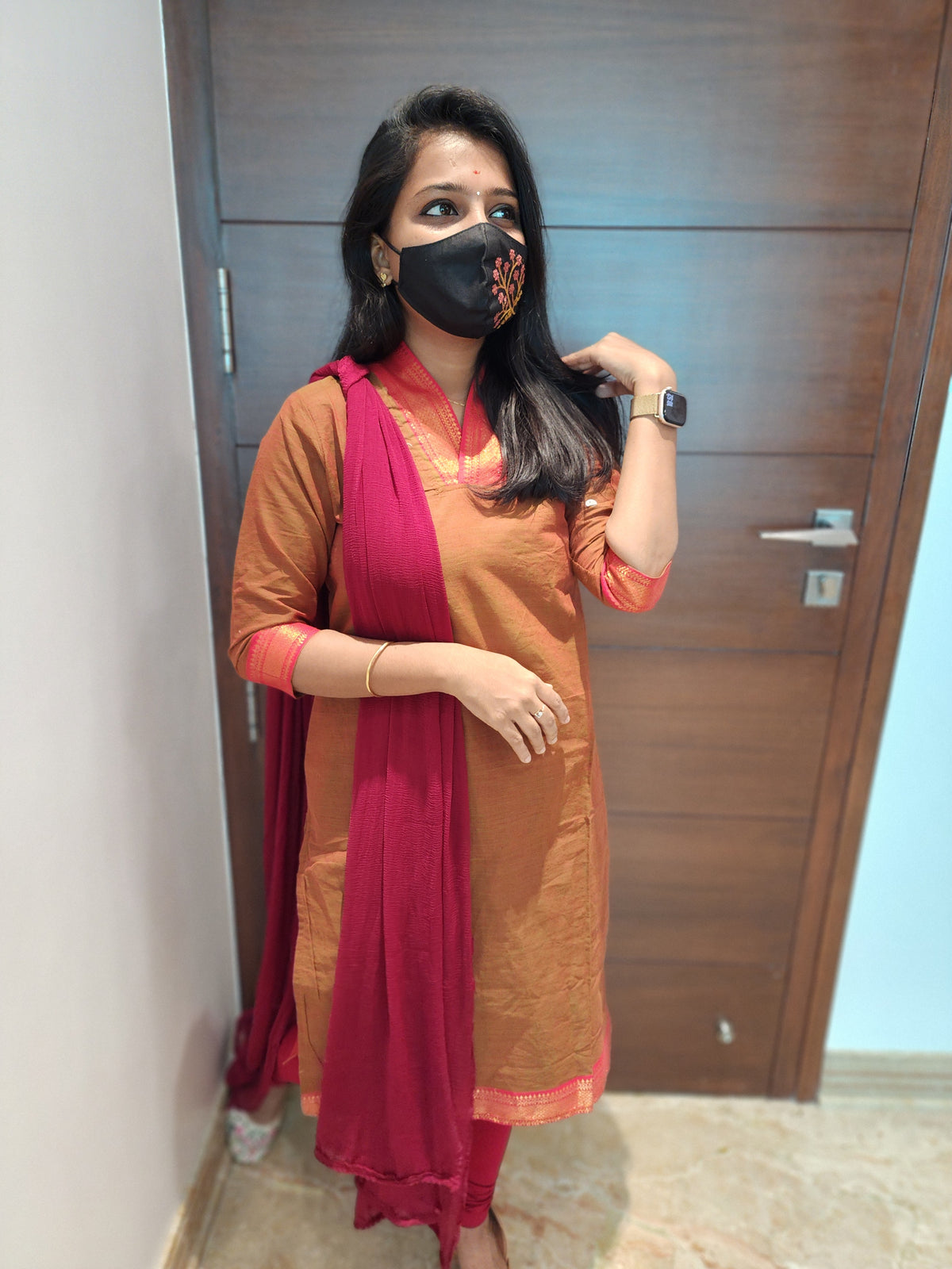 Office Wear kurti-mangalgiri cotton(5670)(c)