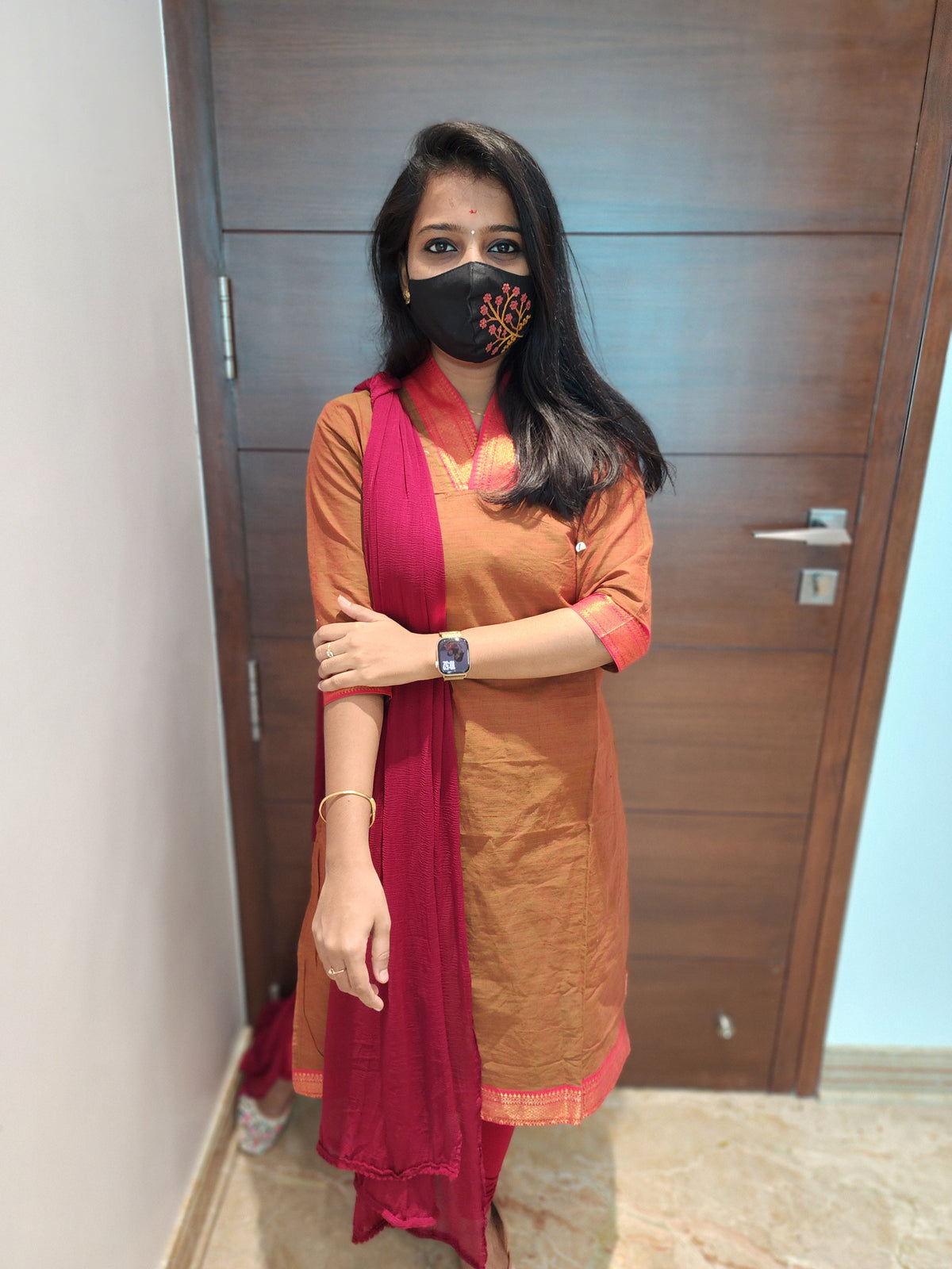 Office Wear kurti-mangalgiri cotton(5670)(c)