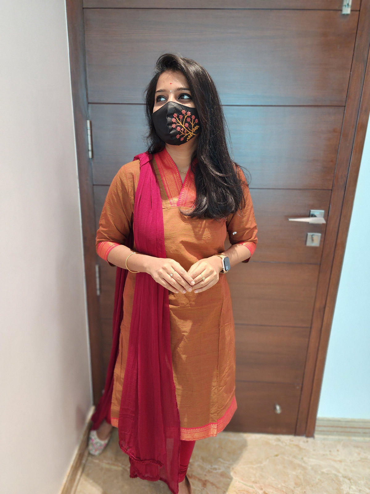 Office Wear kurti-mangalgiri cotton(5670)(c)