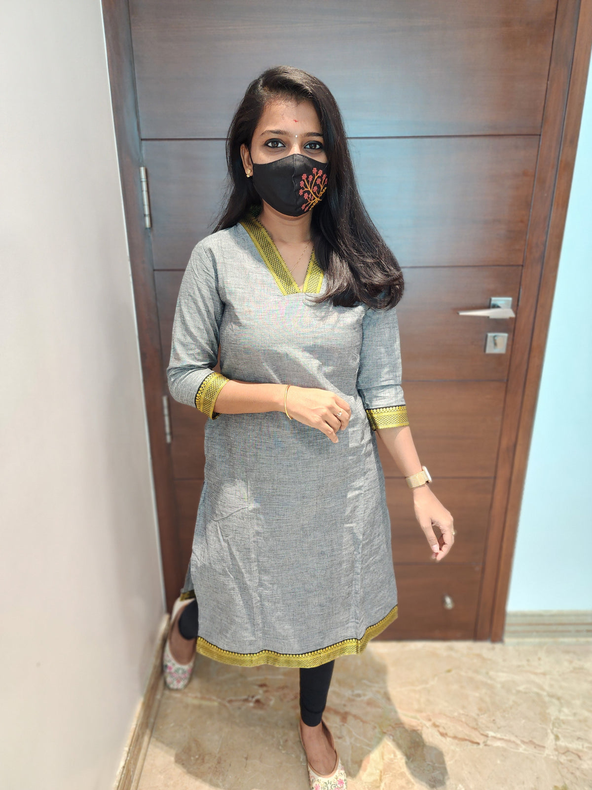 Office Wear kurti-mangalgiri cotton(5672)