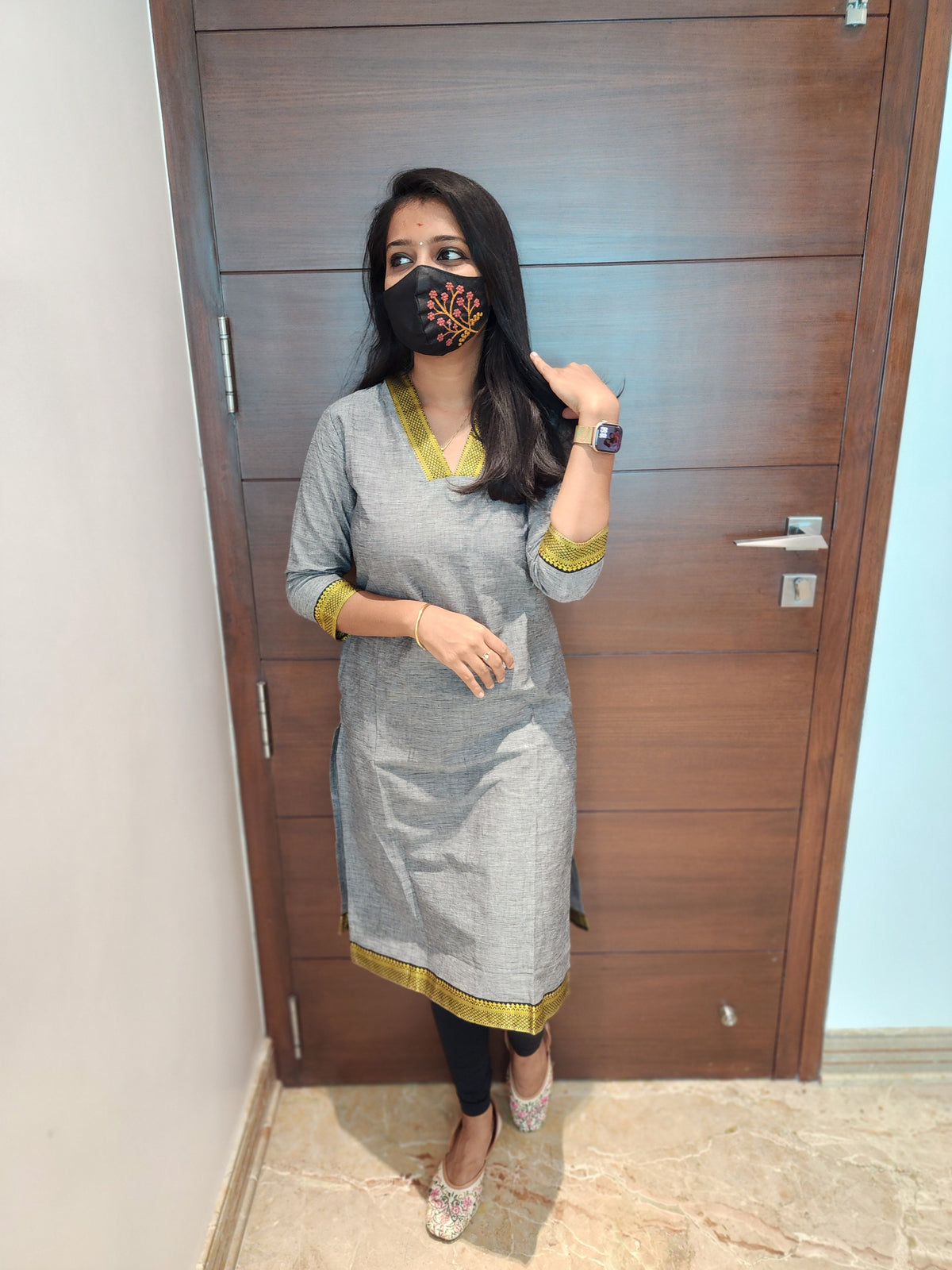 Office Wear kurti-mangalgiri cotton(5672)