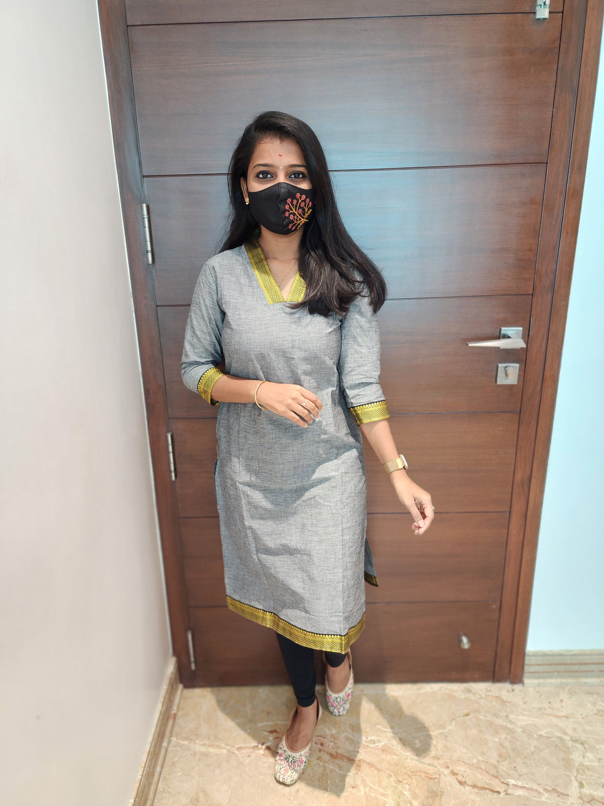 Office Wear kurti-mangalgiri cotton(5672)