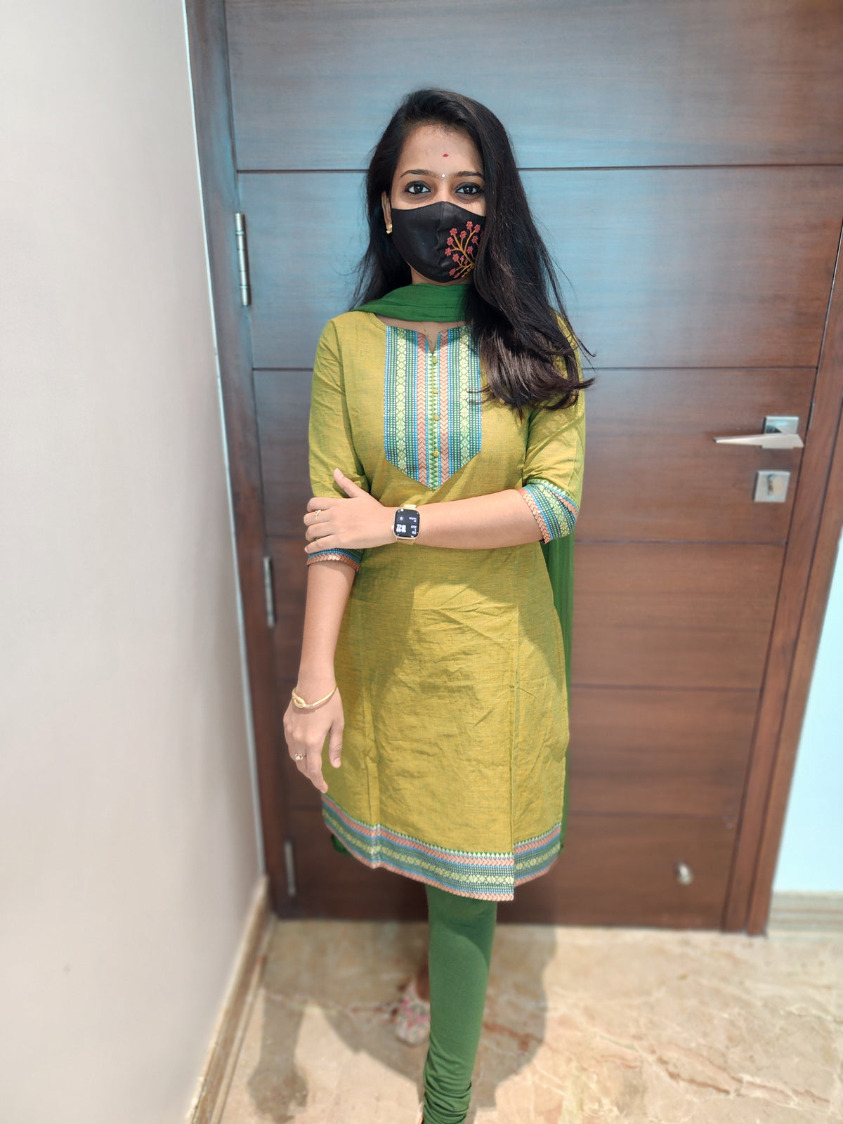 Office Wear kurti-mangalgiri cotton (5936)(c)