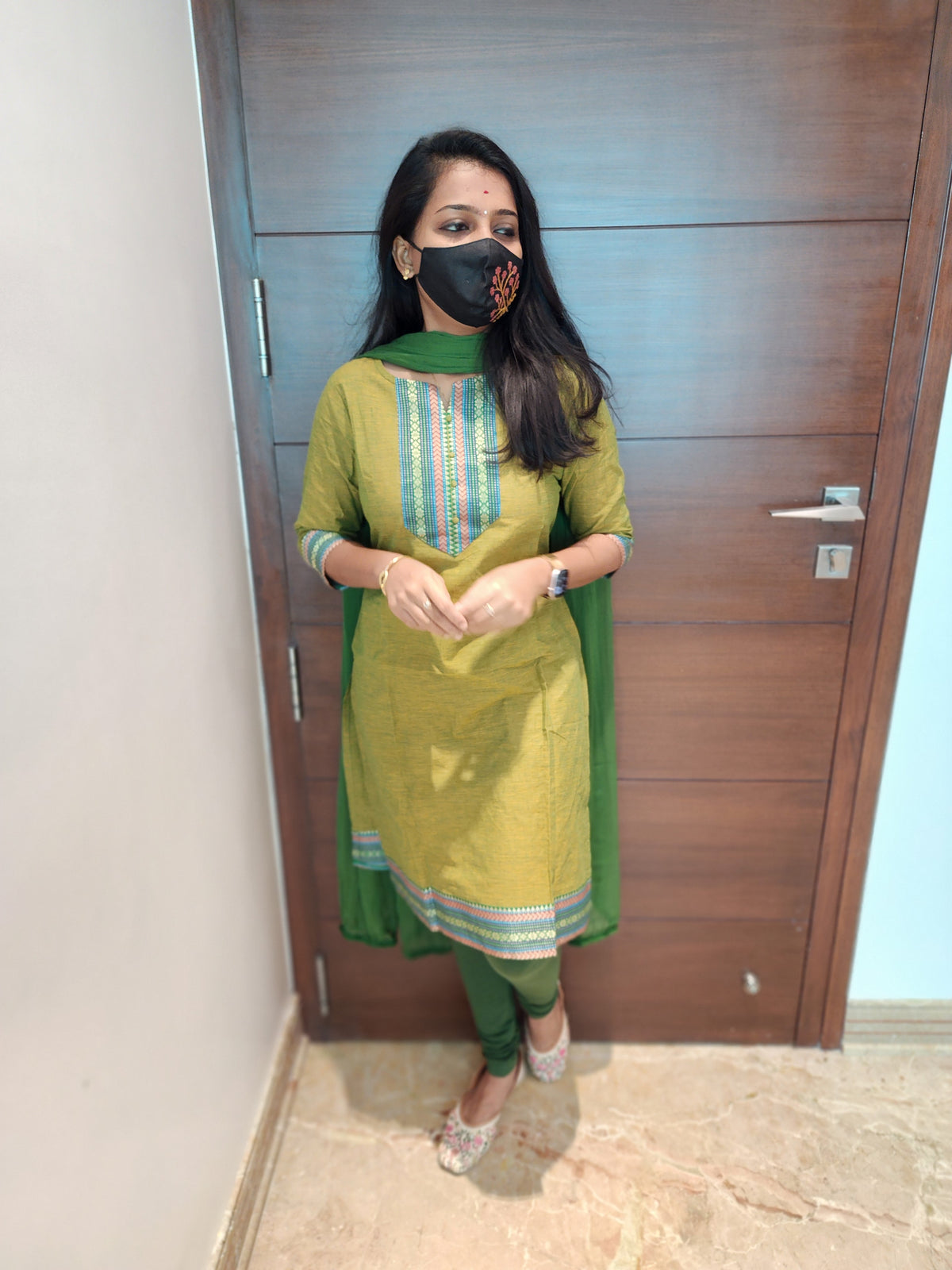 Office Wear kurti-mangalgiri cotton (5936)(c)