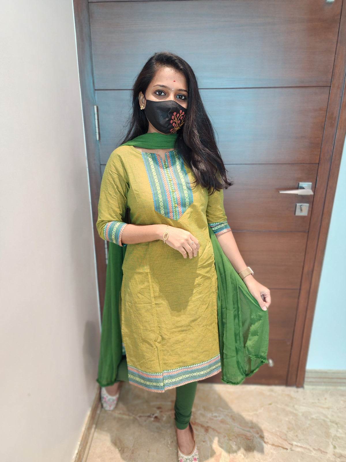 Office Wear kurti-mangalgiri cotton (5936)(c)