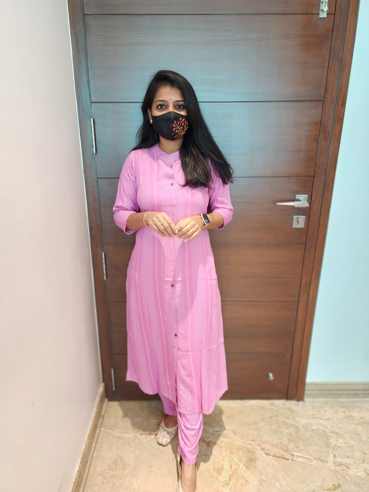 Cord set (pant & top) (6087) (c)
