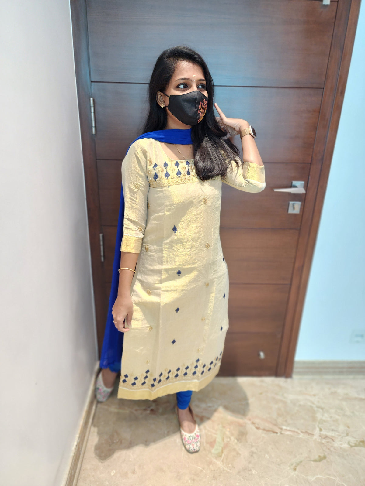 Onam series-Ethnic Wear Kurti (6030)(c2)