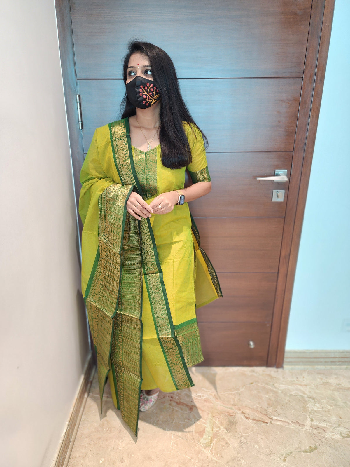 Kanchi cottonSalwar Set(6304)