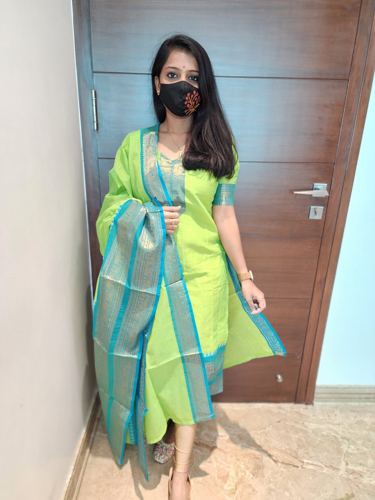 Kanchi cottonSalwar Set(6305)
